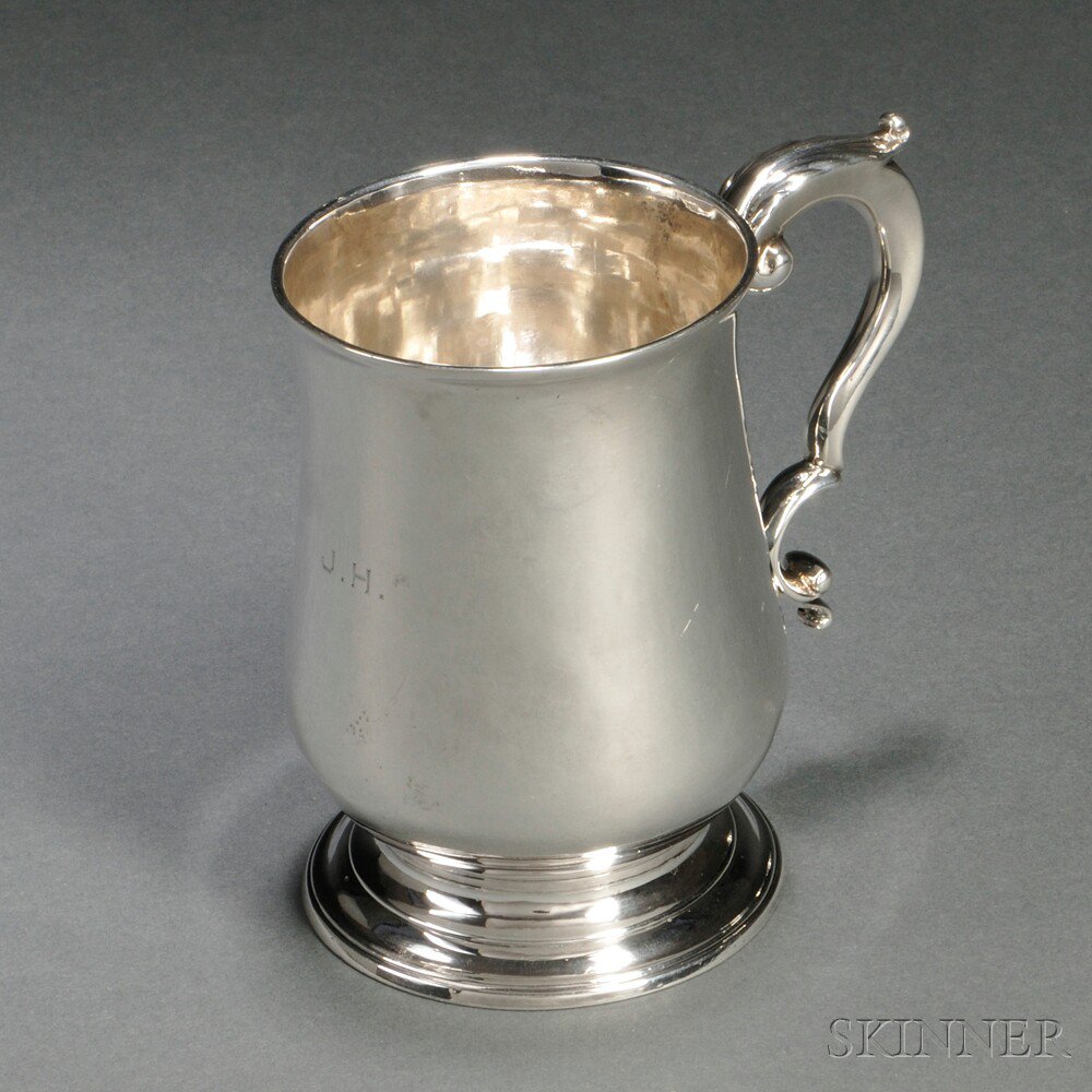 Appraisal: George III Sterling Silver Cann London - Hester Bateman maker