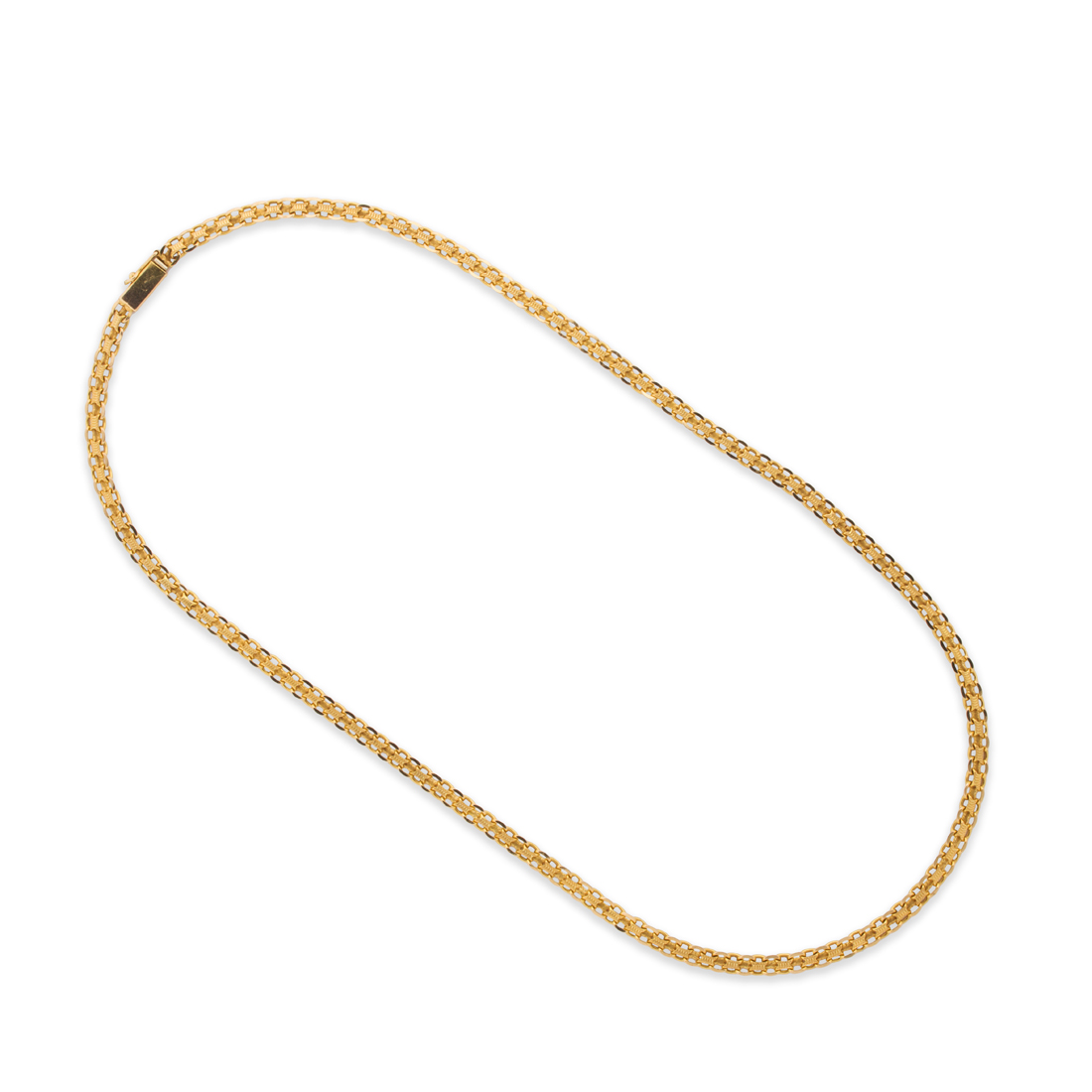 Appraisal: A FOURTEEN KARAT GOLD NECKLACE A fourteen karat gold necklace