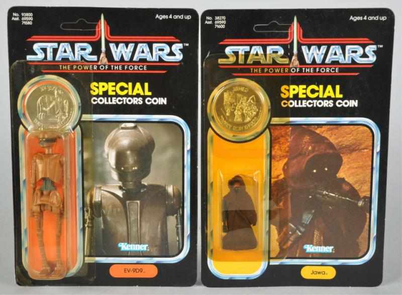 Appraisal: Lot of Star Wars POF Carded Figures Description Includes EV-