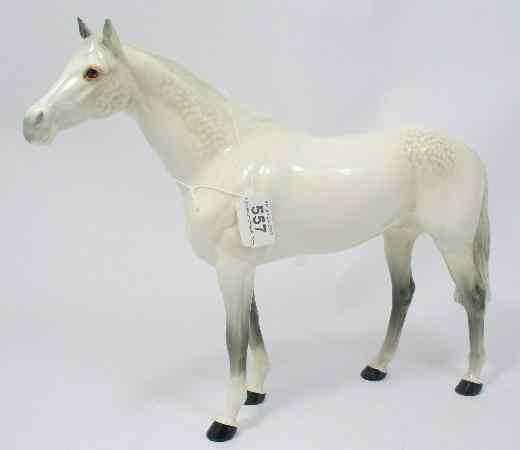 Appraisal: Beswick Bois Russell Race Horse in Grey Small Firing Crack