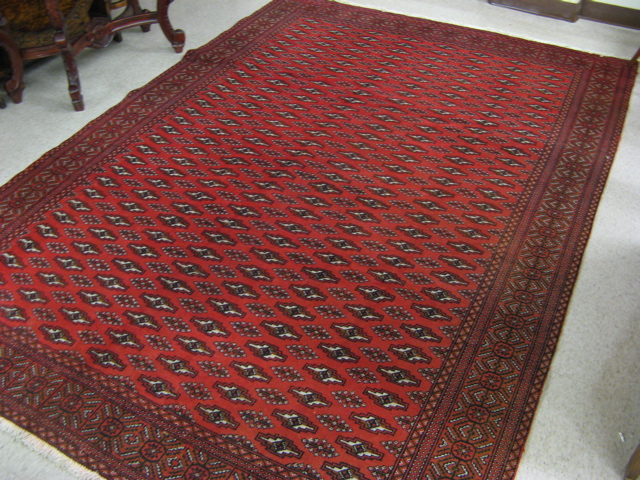 Appraisal: PERSIAN TURKOMAN CARPET ' x '