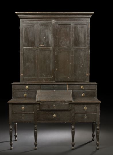 Appraisal: Fine American Vernacular Cherry Plantation Desk mid- th century Southern