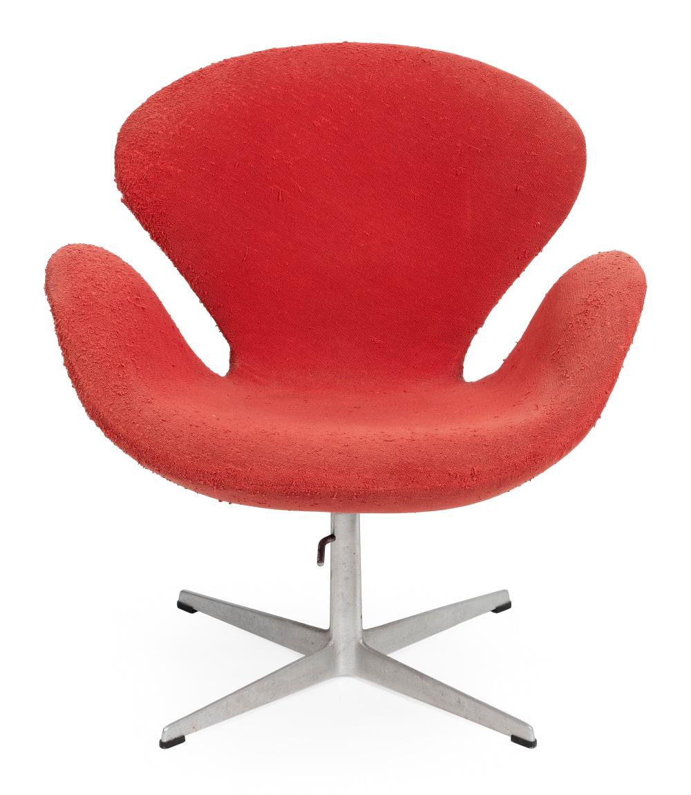 Appraisal: ARNE JACOBSEN FOR FRITZ HANSEN SWAN CHAIR DENMARK S HEIGHT