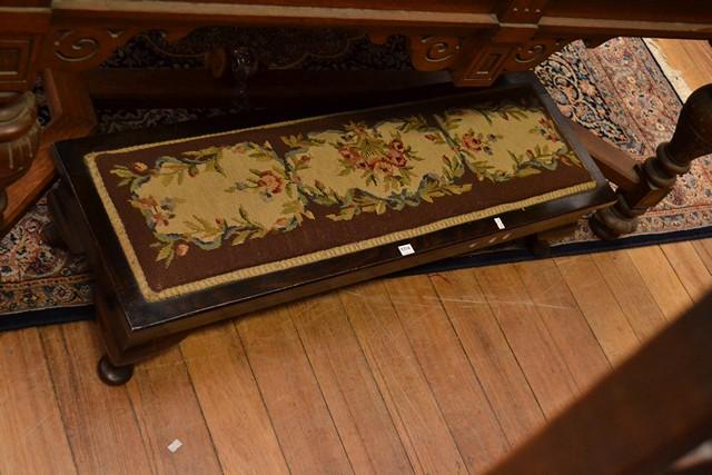 Appraisal: A VICTORIAN FOOT STOOL