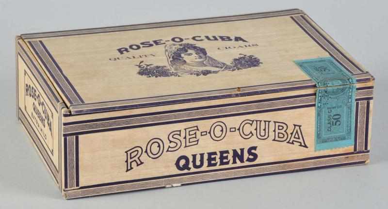 Appraisal: Full Box of Rose O Cuba Cigars Description s Extremely