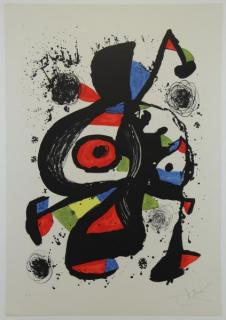 Appraisal: MIRO Joan Lithograph in Colors Follet Pencil signed lower right