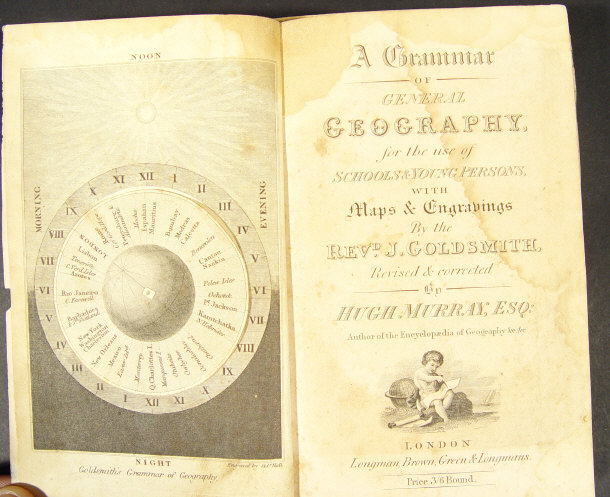 Appraisal: Reverend J Goldsmith 'A Grammar of General Geography' - th