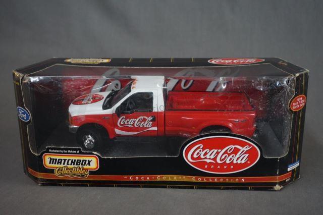 Appraisal: Matchbox Coca-Cola Ford F- Original Box Ford F- Super Duty