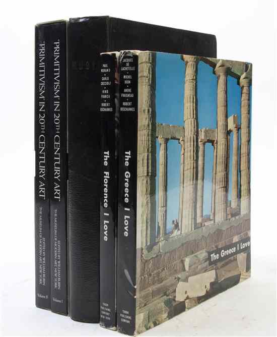 Appraisal: A Collection of Books Pertaining to Art comprising exhibition catalogues