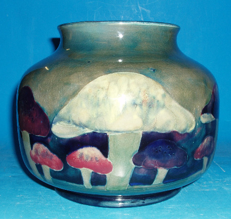 Appraisal: Moorcroft Burslem Vase Decorated In The Claremont Toadstool Design Height