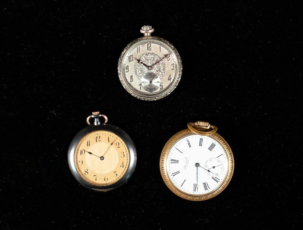 Appraisal: pocket watches Times Watch Co jewel pocket watch with original