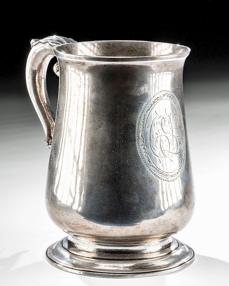 Appraisal: th C London Sterling Silver Stein - Walter Brind Europe