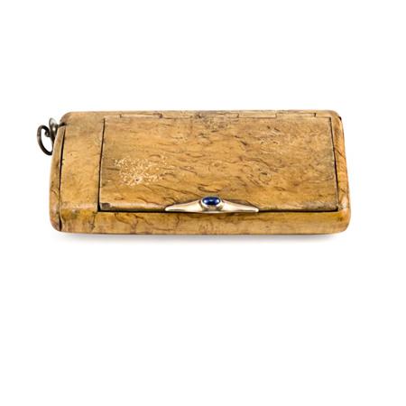 Appraisal: Russian Karelian Birch Cigarette Case Estimate -