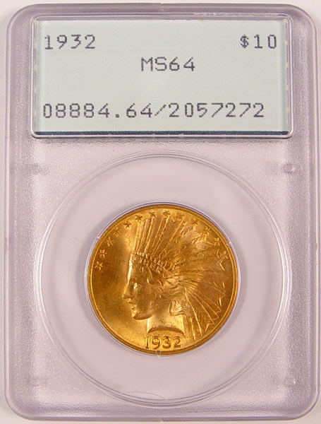 Appraisal: INDIAN EAGLE GOLD PCGS MS Graded from PCGS MS Please