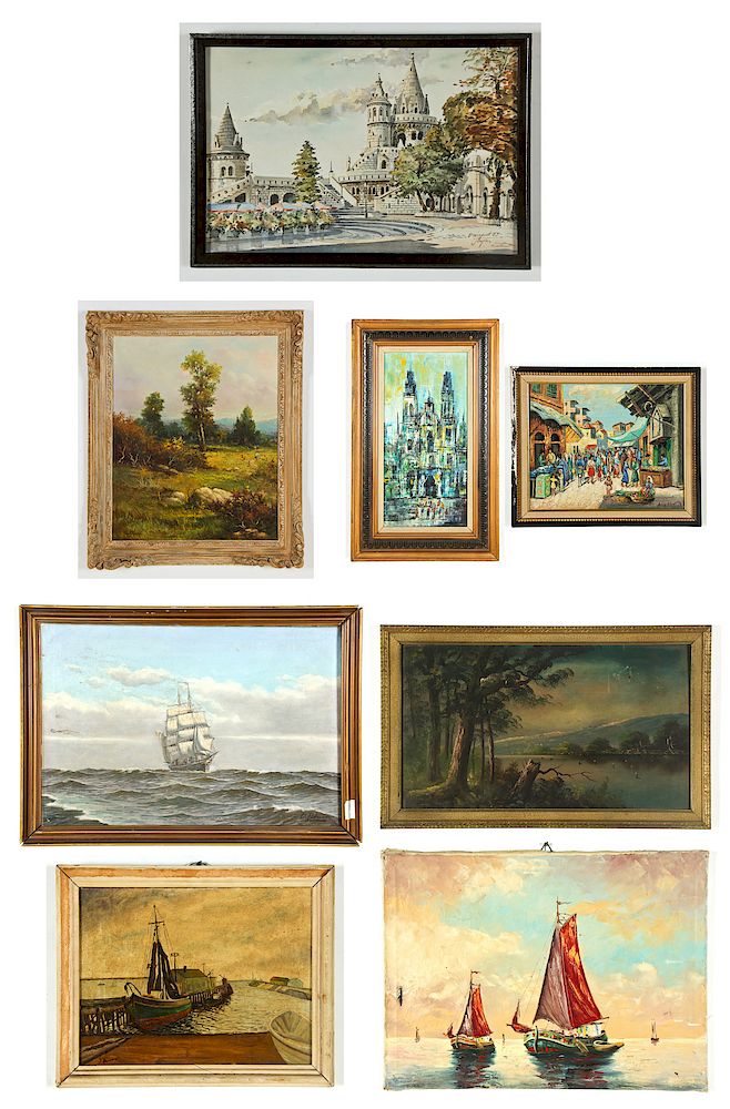 Appraisal: Estate Collection of Works by Various Artists Estate Collection of