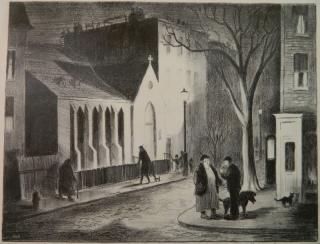 Appraisal: John W Gregory lithograph John W Gregory American - -