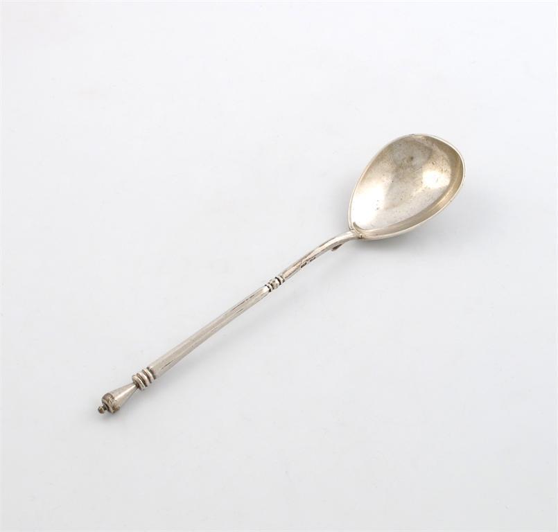 Appraisal: A Russian silver spoon