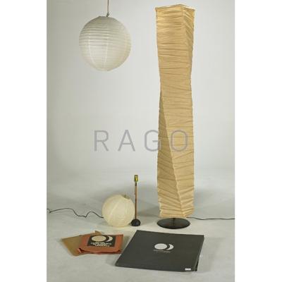 Appraisal: ISAMU NOGUCHI AKARI Floor lamp table lamp and assorted parts