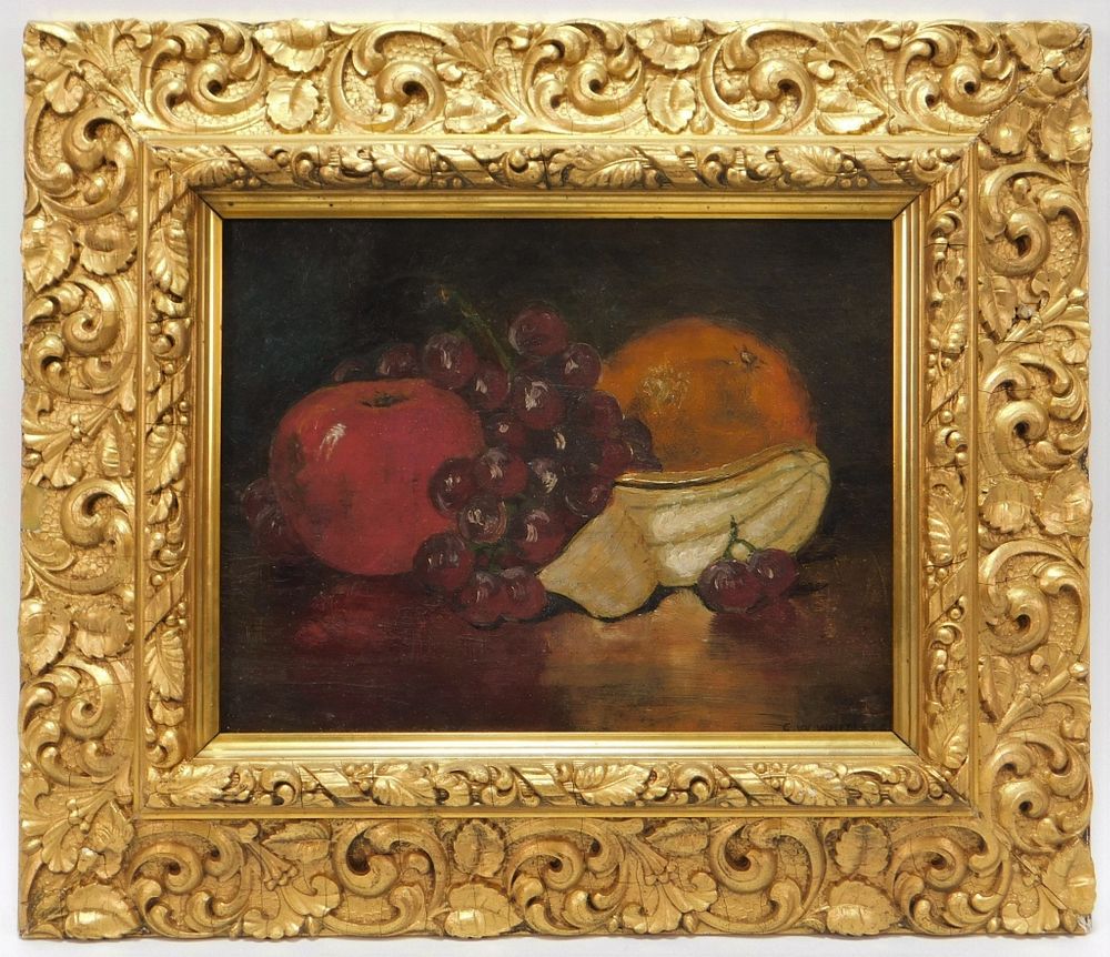 Appraisal: George Whitaker Still Life Fruit Painting George William Whitaker Rhode