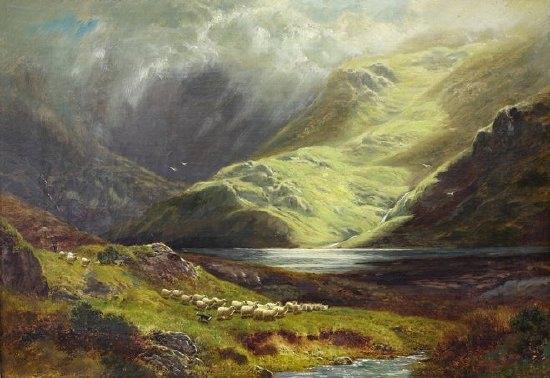 Appraisal: William Davies Loch Eck Argyllshire signed and inscribed on reverse