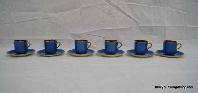 Appraisal: Set of Eschenbach Demitasse Cups SaucersProduced in Bavaria Germany post