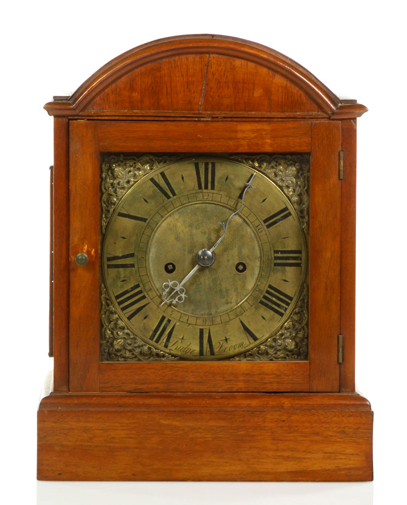 Appraisal: - th C English Bracket Clock th century English bracket