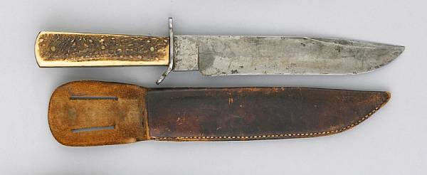 Appraisal: A San Francisco hunting knife by Rau amp Todt The