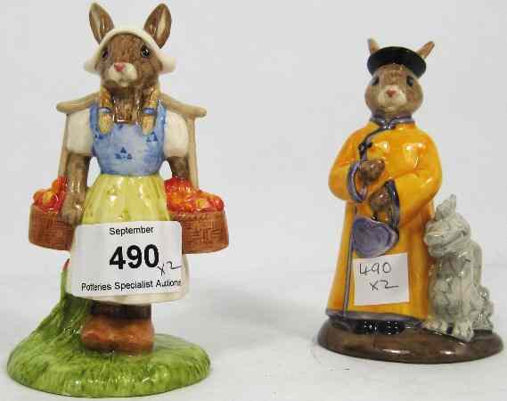 Appraisal: Royal Doulton Bunnykins figures Dutch Bunnykins DB And Mandarin Bunnykins