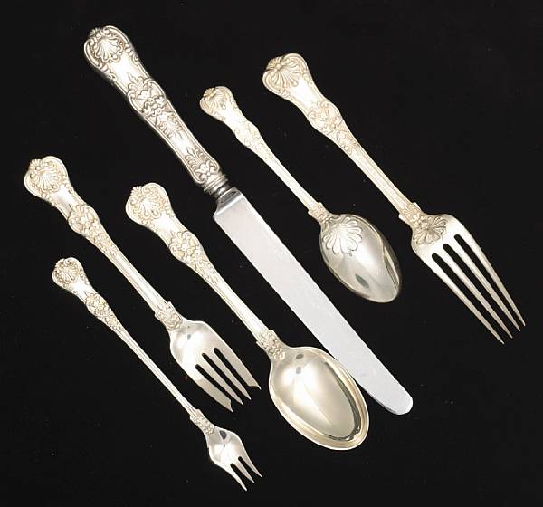 Appraisal: A sterling flatware set with chestTiffany amp Co New York