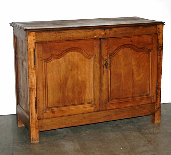 Appraisal: A Louis XV Provincial fruitwood buffet mid th century top