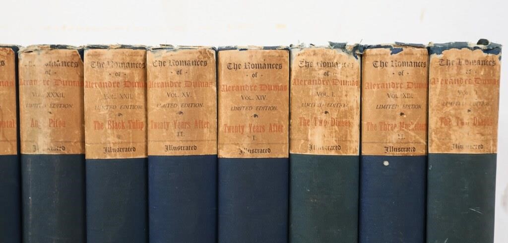 Appraisal: The Romances of Alexandre Dumas volumes Volumes through and volumes