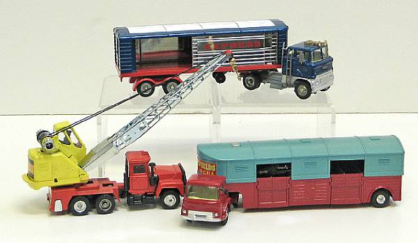 Appraisal: Corgi Trucks Lot includes rd scale English diecast trucks from