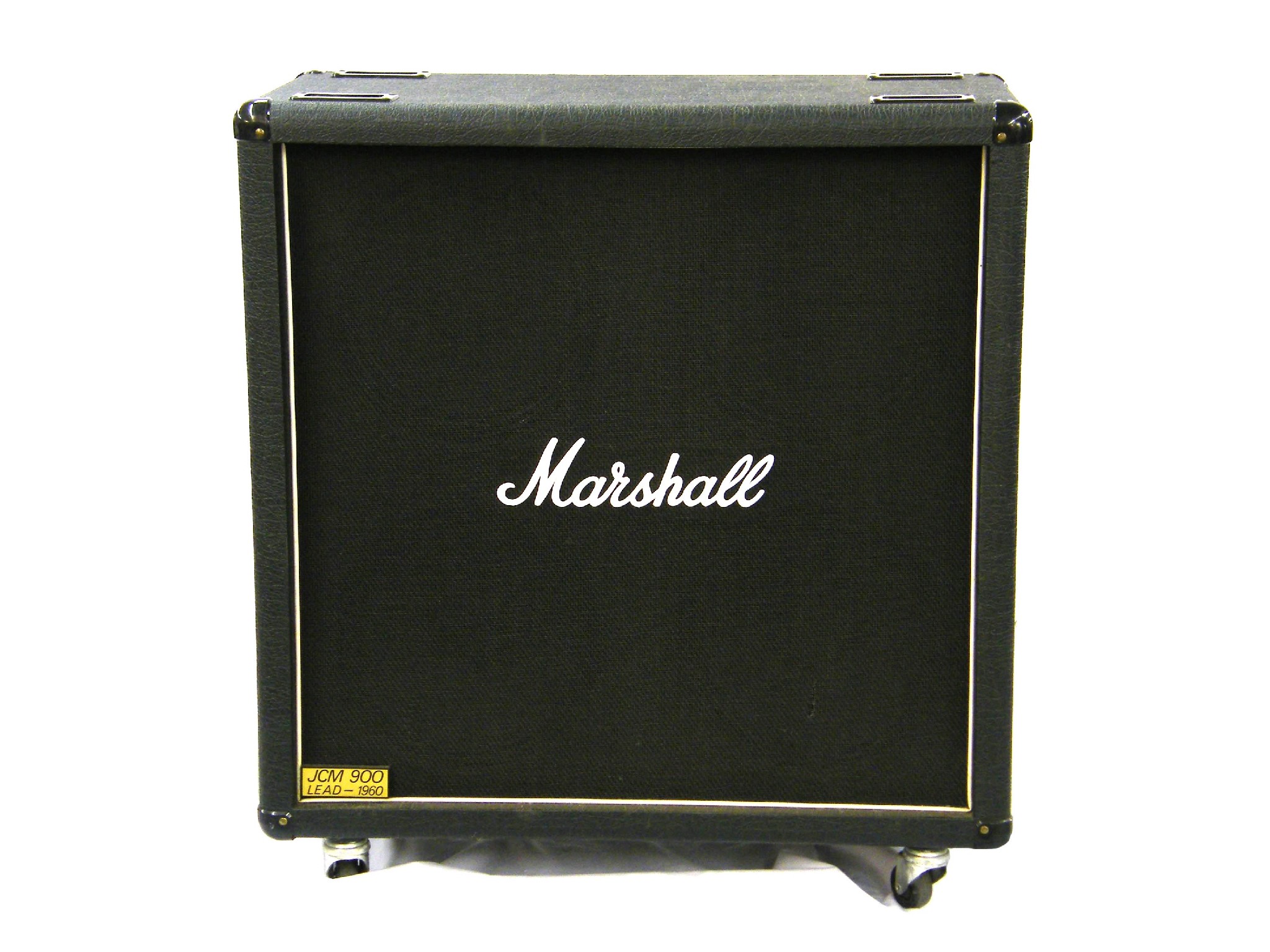 Appraisal: Marshall JCM Lead- B x guitar amplifier speaker cabinet appears