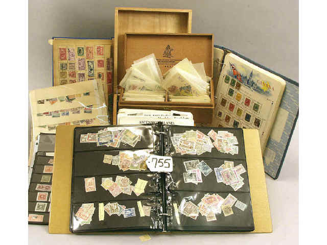 Appraisal: Estate stamp collection thousands of US and foreign stamps with