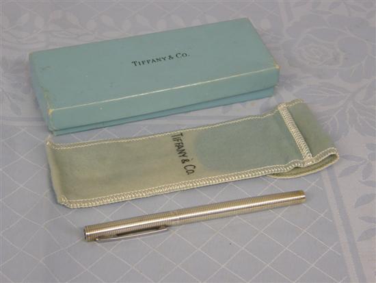 Appraisal: Tiffany silver ball point pen stamped Tiffany Co Sterling silver