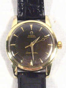 Appraisal: A gold plated automatic Omega Seamaster