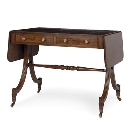 Appraisal: Regency Mahogany Sofa Table Estimate -