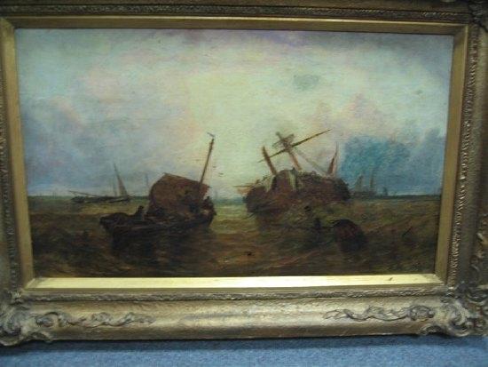 Appraisal: Ralph Stubbs Wrecked Man of War and other Ships signed