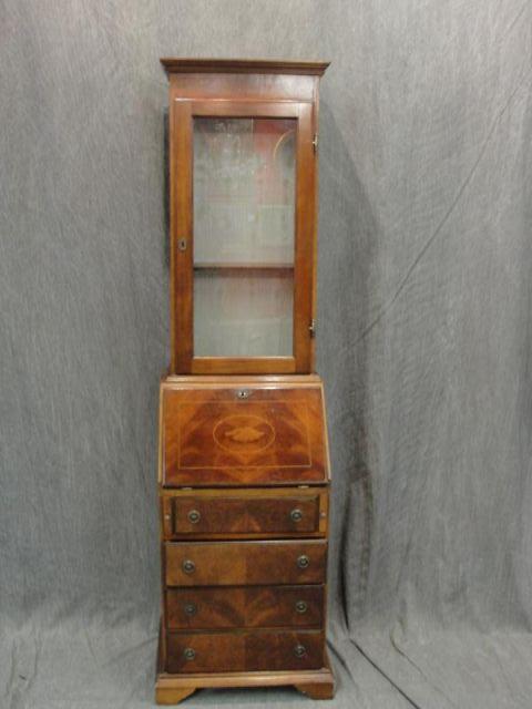 Appraisal: Mahogany Secretary Desk From a Riverdale NY estate Dimensions h