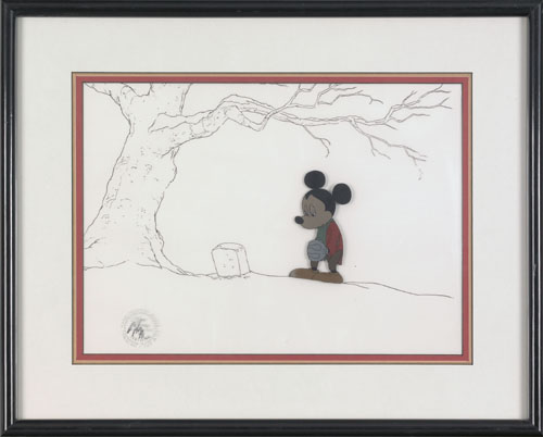 Appraisal: Disney production cel from Mickey's Christmas Carol x