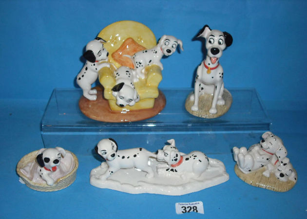 Appraisal: Royal Doulton Disney figures from the Dalmatians Seroes to include