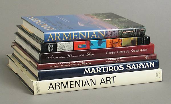 Appraisal: ARMENIAN - ART Approx vols chiefly art including Neressian Sirarpie