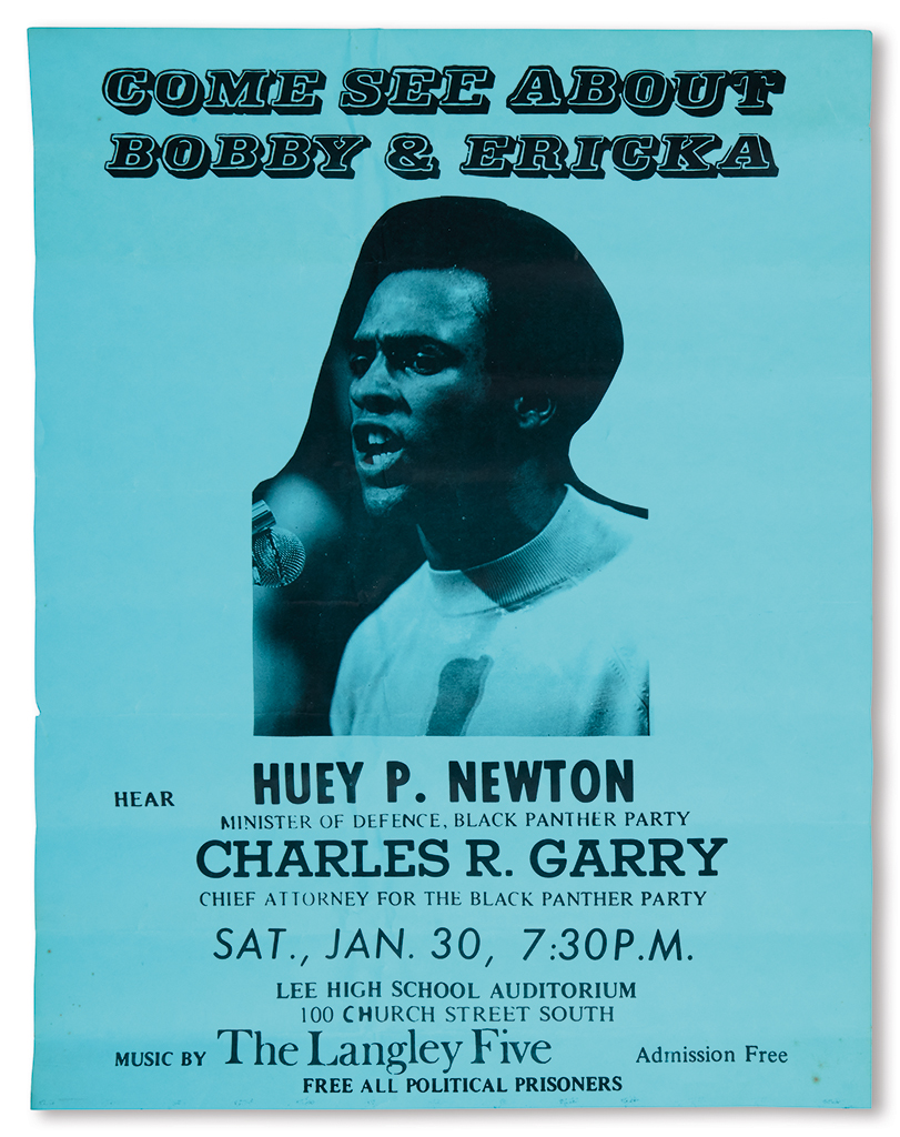 Appraisal: BLACK PANTHERS Come See About Bobby and Erika Hear Huey