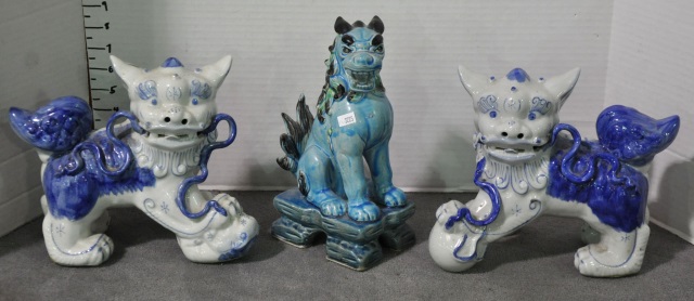 Appraisal: Three Oriental Figurines