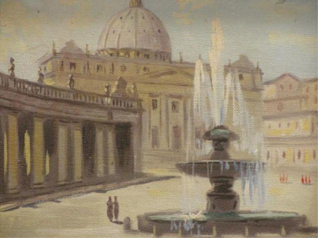 Appraisal: Fan G O C of Italian City Fountain and Figures