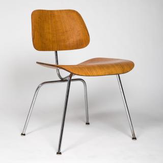 Appraisal: A Charles and Ray Eames LCM Lounge Chair Metal Chair