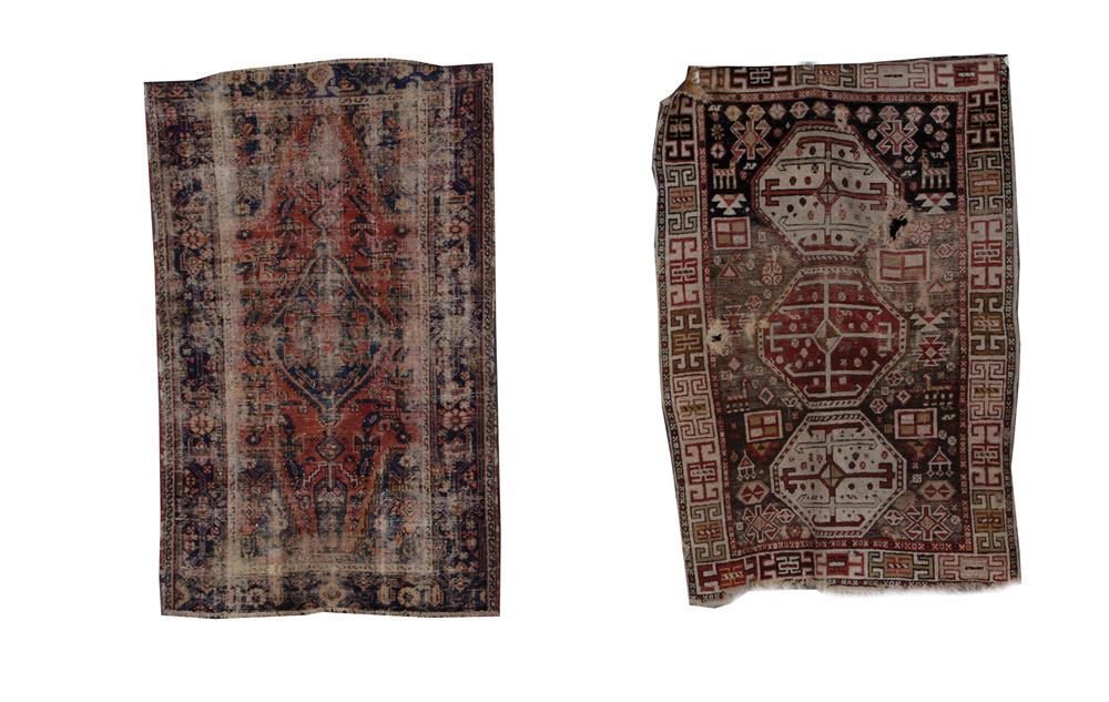 Appraisal: Antique carpets circa Persian Malayer ' x ' and Kazak