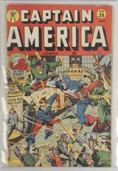 Appraisal: Captain America Comics No Description This issue maintains most of