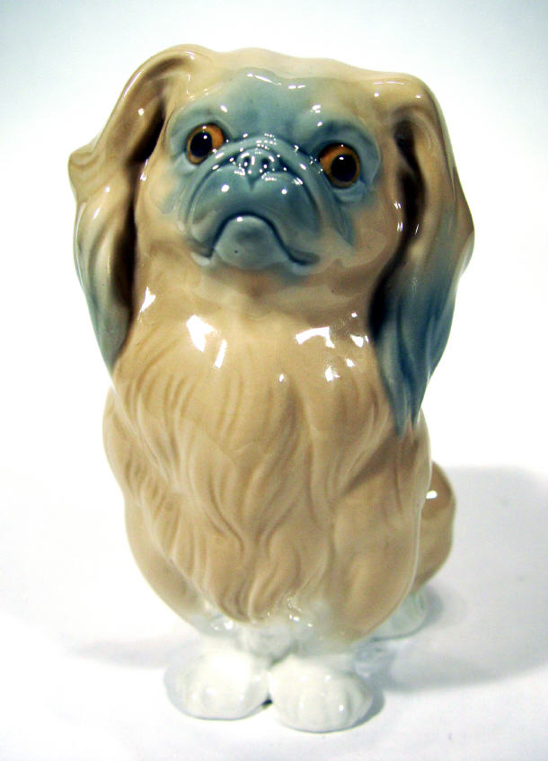 Appraisal: Lladro porcelain Pekingese dog printed factory mark to base cm