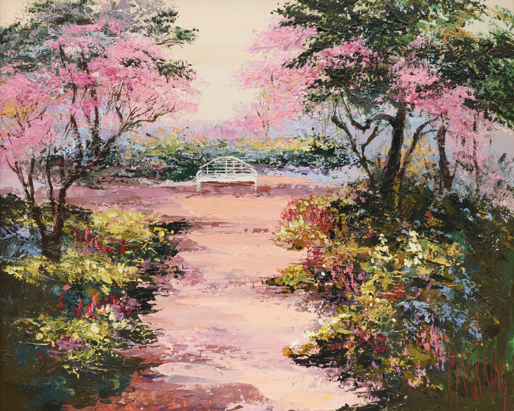 Appraisal: KING Mark American - Cherry Blossom Path O C ''